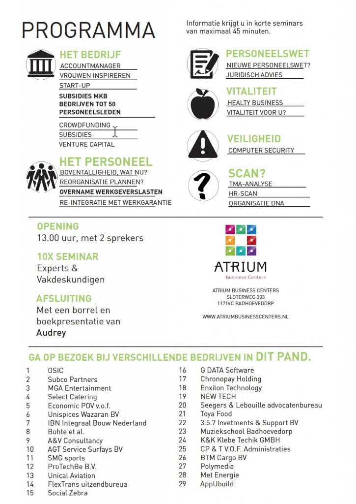 NewBusiness_30-10-15_Atrium_programma